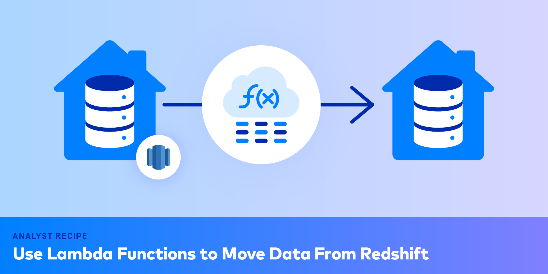 Use Lambda Functions to Move Data From Redshift